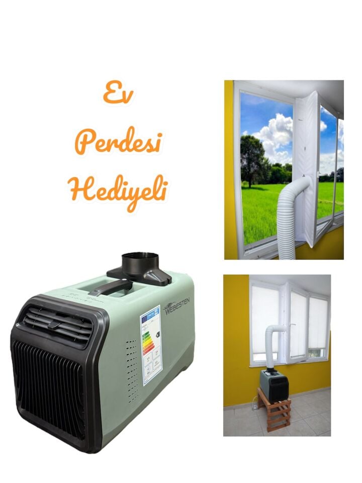 Webesten Taşınabilir Portatif Klima 5100BTU (Bluetooth'lu)