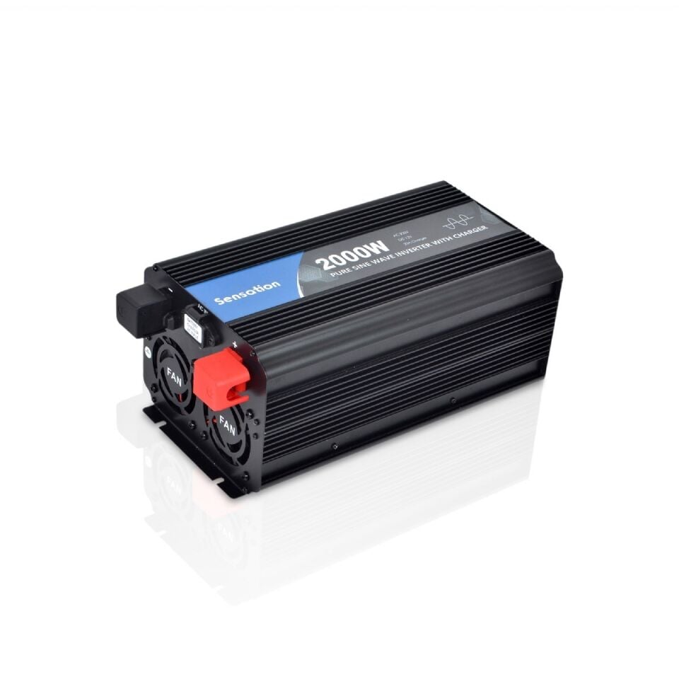 SENSATION 2000WWATT 2KWTAM SİNÜS ŞARJLI (20A) İNVERTÖR EKRANLI 12V / 220V ÇEVİRİCİ İNVERTER