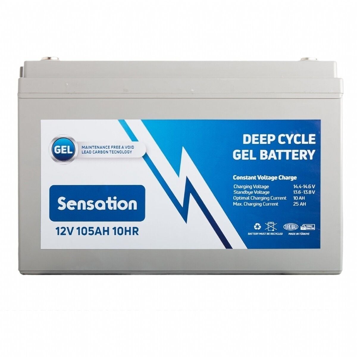 SENSATİON 105AH 12V JEL AKÜ