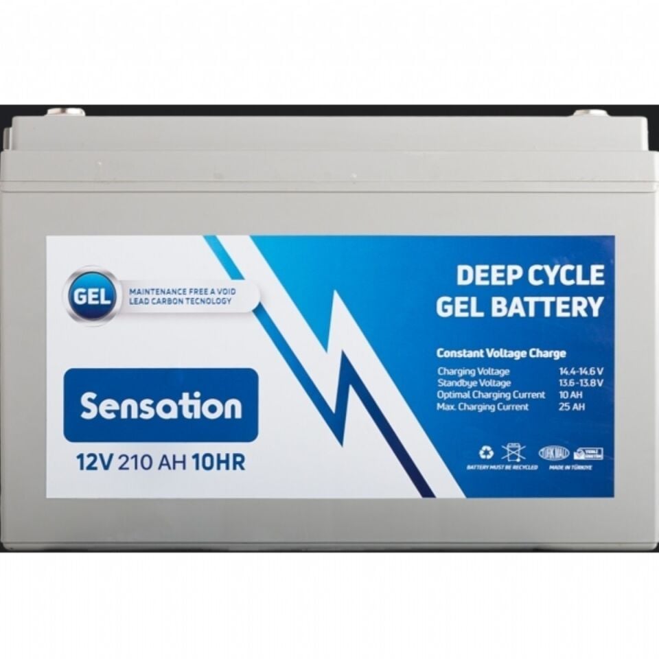 SENSATİON 210AH 12V JEL AKÜ
