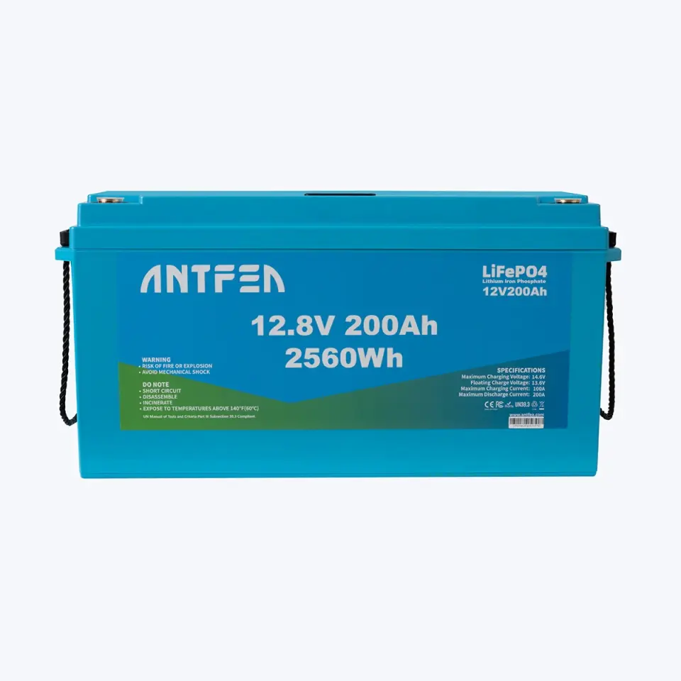 ANTFEA 12.8V 200Ah ABS Lityum Akü Akıllı Ekran Bluetooth LiFePo4ANTFEA 12.8V 200Ah ABS Lityum Akü Akıllı Ekran Bluetooth LiFePo4