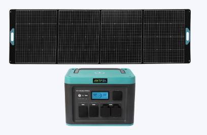 ANTFEA H1600 Pro Taşınabilir Güç Kaynağı + 300W Taşınabilir Güneş Paneli [ 1.6 kW / 1 kWh / 300 W ]