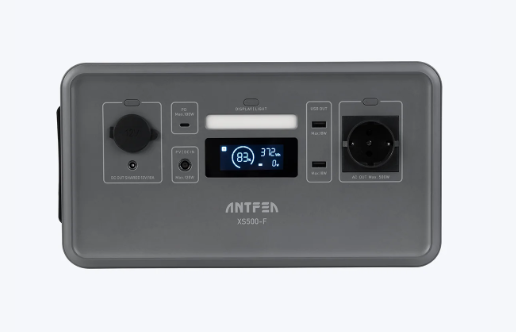 ANTFEA XS500F Taşınabilir Güç Sistemi - Gri 500W Mini (Yaşam Aküsü)